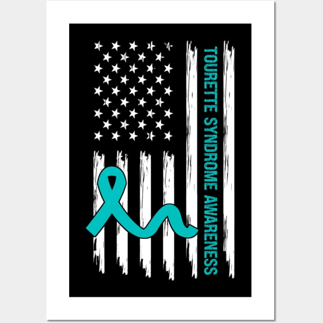 Tourette Syndrome Awareness Wall Art by Geek-Down-Apparel